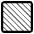 Brown Square High Contrast Emoji from Fluent Emoji High Contrast Set