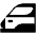 Bullet Train High Contrast Emoji from Fluent Emoji High Contrast Set