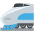 Bullet Train Emoji from EmojiTwo Colors Set