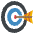 Bullseye Emoji from EmojiTwo Colors Set