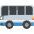 Bus Emoji from EmojiTwo Colors Set
