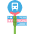 Bus Stop Emoji from EmojiTwo Colors Set