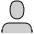 Bust In Silhouette Emoji from OpenMoji Set