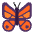 Butterfly Flat Emoji from Fluent Emoji Flat Set
