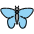 Butterfly Emoji from OpenMoji Set