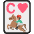 C Heart Horse Rider Emoji from EmojiTwo Colors Set