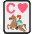 C Heart Rider Emoji from EmojiTwo Colors Set