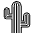 Cactus Emoji from EmojiTwo Black Set