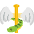 Caduceus Emoji from EmojiTwo Colors Set