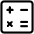 Calculator Icon from Iconoir Regular Set