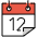 Calendar Emoji from OpenMoji Set