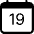 Calendar Date Icon from Bootstrap Set