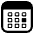 Calendar High Contrast Emoji from Fluent Emoji High Contrast Set