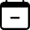Calendar Minus Icon from Bootstrap Set