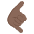 Call Me Hand Dark Skin Tone Emoji from EmojiTwo Colors Set