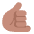 Call Me Hand Flat Medium Emoji from Fluent Emoji Flat Set