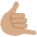 Call Me Hand Medium Skin Tone Emoji from Twemoji Set