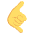 Call Me Hand Emoji from EmojiTwo Colors Set