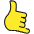 Call Me Hand Emoji from OpenMoji Set