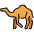 Camel Emoji from OpenMoji Set