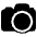 Camera Emoji from EmojiTwo Black Set
