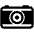 Camera High Contrast Emoji from Fluent Emoji High Contrast Set