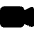 Camera Video Fill Icon from Bootstrap Set