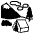Camping Emoji from EmojiTwo Black Set
