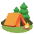 Camping Emoji from Noto Emoji Set