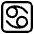 Cancer High Contrast Emoji from Fluent Emoji High Contrast Set