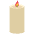 Candle Emoji from EmojiTwo Colors Set