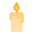 Candle Flat Emoji from Fluent Emoji Flat Set