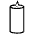 Candle Emoji from EmojiTwo Black Set