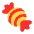 Candy Flat Emoji from Fluent Emoji Flat Set