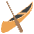 Canoe Emoji from EmojiTwo Colors Set