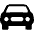 Car Front Fill Icon from Bootstrap Set