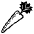 Carrot Emoji from EmojiTwo Black Set