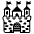 Castle Emoji from EmojiTwo Black Set