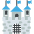 Castle Emoji from EmojiTwo Colors Set