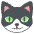 Cat Face Emoji from EmojiTwo Colors Set