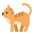 Cat Flat Emoji from Fluent Emoji Flat Set
