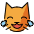 Cat With Tears Of Joy Emoji from OpenMoji Set