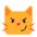 Cat With Wry Smile Flat Emoji from Fluent Emoji Flat Set