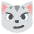 Cat With Wry Smile Emoji from EmojiTwo Colors Set