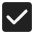 Check Box With Check Flat Emoji from Fluent Emoji Flat Set