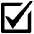 Check Box With Check Emoji from EmojiTwo Black Set