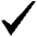 Check Mark Emoji from EmojiTwo Black Set