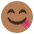 Cheeky Smile Emoji from EmojiTwo Colors Set