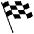 Chequered Flag Emoji from EmojiTwo Black Set