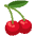 Cherries Emoji from Noto Emojis Set